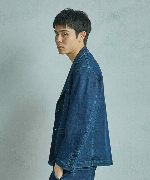 MEN'S BIGI / メンズビギ Gジャン・デニムジャケット | 【DENHAM/デンハム】別注 デニムテーラードジャケット | 詳細15