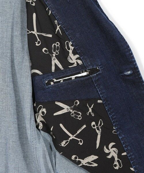 MEN'S BIGI / メンズビギ Gジャン・デニムジャケット | 【DENHAM/デンハム】別注 デニムテーラードジャケット | 詳細7