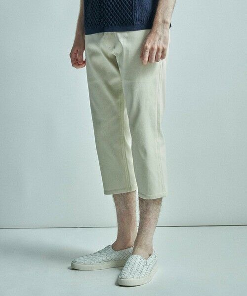MEN'S BIGI / メンズビギ ショート・ハーフ・半端丈パンツ | ハイパワーストレッチツイルクロップドパンツ〈ストレッチ〉 | 詳細1