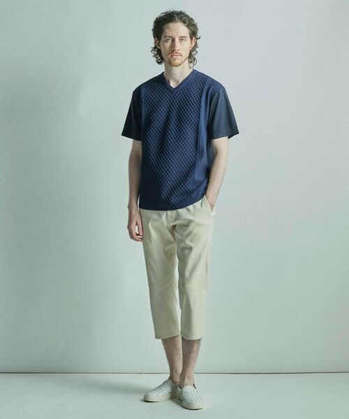 MEN'S BIGI / メンズビギ ショート・ハーフ・半端丈パンツ | ハイパワーストレッチツイルクロップドパンツ〈ストレッチ〉 | 詳細4