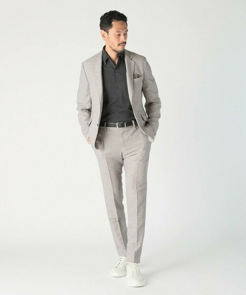 MEN'S BIGI / メンズビギ スラックス・ドレスパンツ | 【ACTIVE TAILOR/アクティブテイラー】カラミメッシュストレッチパンツ<ストレッチ><通気性> | 詳細4