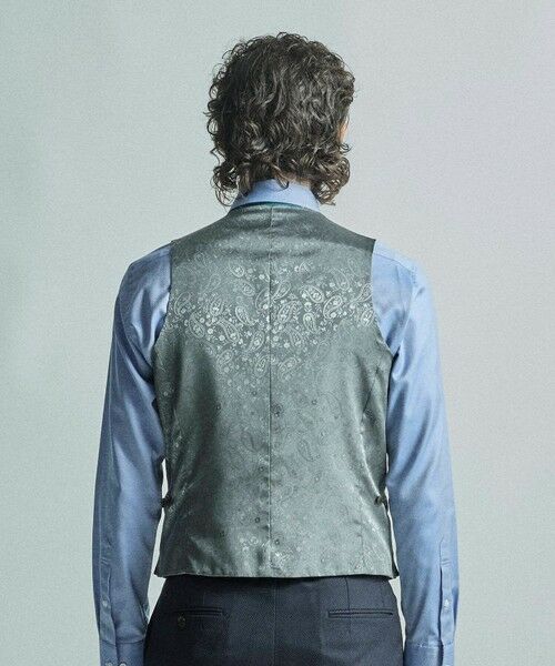 MEN'S BIGI / メンズビギ ベスト | ミックスヤーン/ポップサック リバーシブルベスト | 詳細5