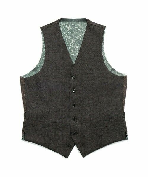 MEN'S BIGI / メンズビギ ベスト | ミックスヤーン/ポップサック リバーシブルベスト | 詳細8