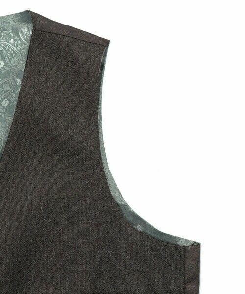 MEN'S BIGI / メンズビギ ベスト | ミックスヤーン/ポップサック リバーシブルベスト | 詳細10