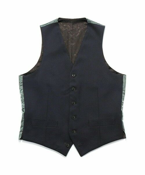 MEN'S BIGI / メンズビギ ベスト | ミックスヤーン/ポップサック リバーシブルベスト | 詳細20