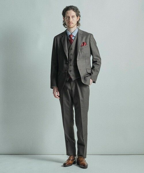 MEN'S BIGI / メンズビギ ベスト | ミックスヤーン/ポップサック リバーシブルベスト | 詳細24