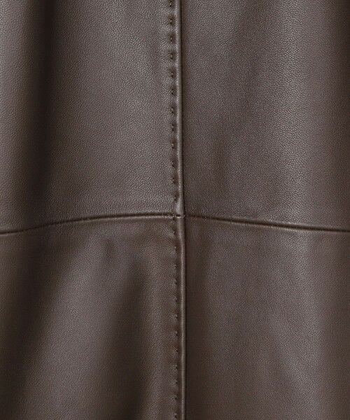 MEN'S BIGI / メンズビギ レザーブルゾン・ジャケット | スタンドカラーシングルライダース シープレザージャケット | 詳細20