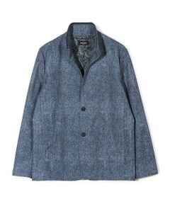 MEN'S BIGI / メンズビギ その他アウター | ドットエアーヘリンボーンプリントスタンドカラージャケット＜保温/透湿/撥水/防シワ/ストレッチ＞