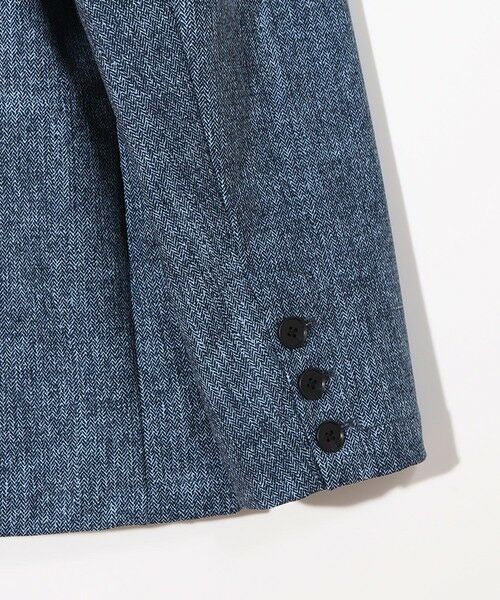 MEN'S BIGI / メンズビギ その他アウター | ドットエアーヘリンボーンプリントスタンドカラージャケット＜保温/透湿/撥水/防シワ/ストレッチ＞ | 詳細17