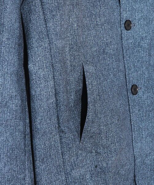 MEN'S BIGI / メンズビギ その他アウター | ドットエアーヘリンボーンプリントスタンドカラージャケット＜保温/透湿/撥水/防シワ/ストレッチ＞ | 詳細12