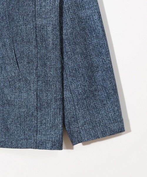 MEN'S BIGI / メンズビギ その他アウター | ドットエアーヘリンボーンプリントスタンドカラージャケット＜保温/透湿/撥水/防シワ/ストレッチ＞ | 詳細13