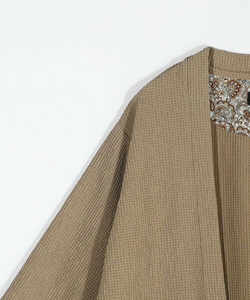 MEN'S BIGI / メンズビギ カーディガン・ボレロ | ワッフルシアサッカー素材カーディガン | 詳細2