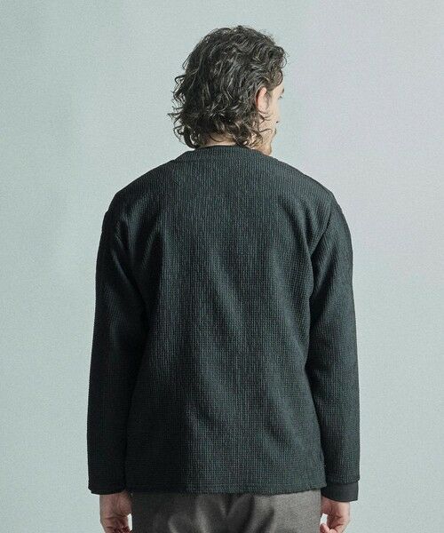MEN'S BIGI / メンズビギ カーディガン・ボレロ | ワッフルシアサッカー素材カーディガン | 詳細11