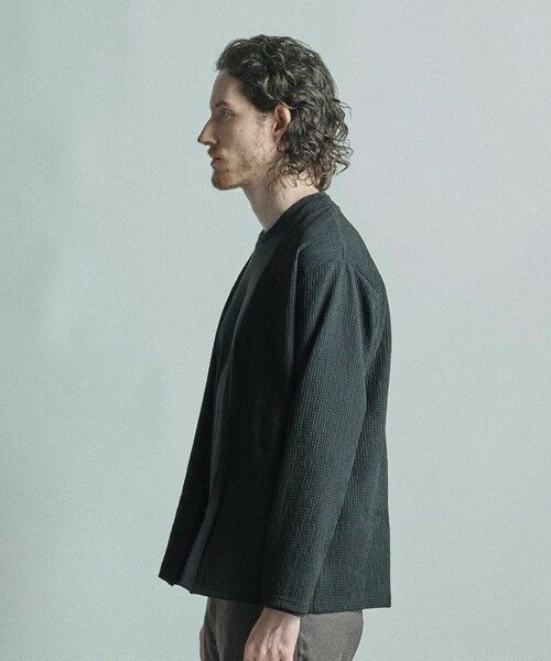 MEN'S BIGI / メンズビギ カーディガン・ボレロ | ワッフルシアサッカー素材カーディガン | 詳細10