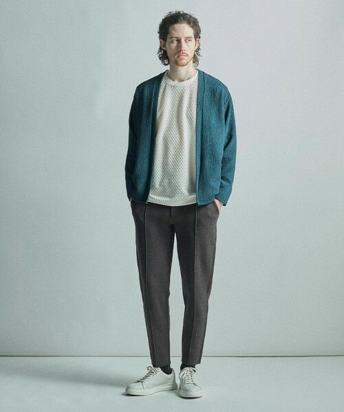 MEN'S BIGI / メンズビギ カーディガン・ボレロ | ワッフルシアサッカー素材カーディガン | 詳細15