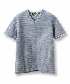 MEN'S BIGI / メンズビギ Tシャツ | スラブタック天竺素材Tシャツ＜吸水速乾＞