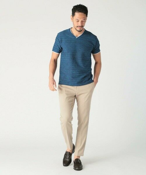 MEN'S BIGI / メンズビギ Tシャツ | スラブタック天竺素材Tシャツ<吸水速乾> | 詳細2