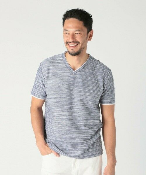 MEN'S BIGI / メンズビギ Tシャツ | スラブタック天竺素材Tシャツ<吸水速乾> | 詳細5