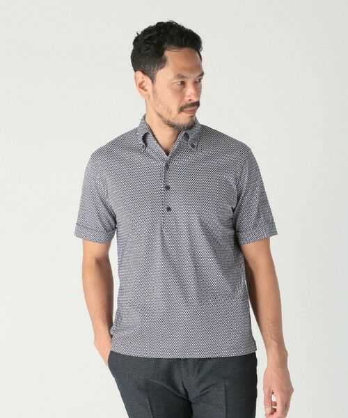 MEN'S BIGI / メンズビギ ポロシャツ | 【ACTIVE TAILOR】サッカー織りポロシャツ<COOL MAX/吸水速乾> | 詳細7