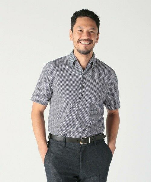 MEN'S BIGI / メンズビギ ポロシャツ | 【ACTIVE TAILOR】サッカー織りポロシャツ<COOL MAX/吸水速乾> | 詳細8