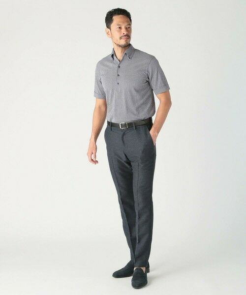 MEN'S BIGI / メンズビギ ポロシャツ | 【ACTIVE TAILOR】サッカー織りポロシャツ<COOL MAX/吸水速乾> | 詳細9