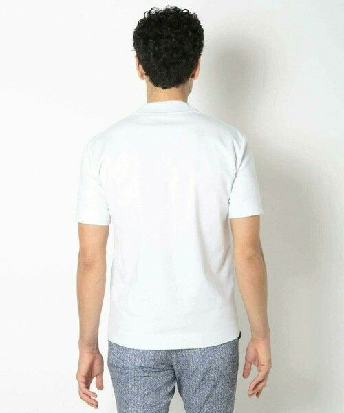 MEN'S BIGI / メンズビギ Tシャツ | 【ACTIVE TAILOR/アクティブテイラー】シルケットスムースVネックTシャツ＜接触冷感 / UVカット＞ | 詳細3