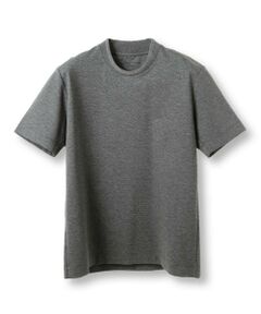 MEN'S BIGI / メンズビギ Tシャツ | 【ACTIVE TAILOR/アクティブテイラー】シルケットスムースクルーネックTシャツ＜接触冷感 / UVカット＞