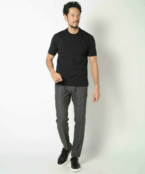 MEN'S BIGI / メンズビギ Tシャツ | 【ACTIVE TAILOR/アクティブテイラー】シルケットスムースクルーネックTシャツ<接触冷感 / UVカット> | 詳細11