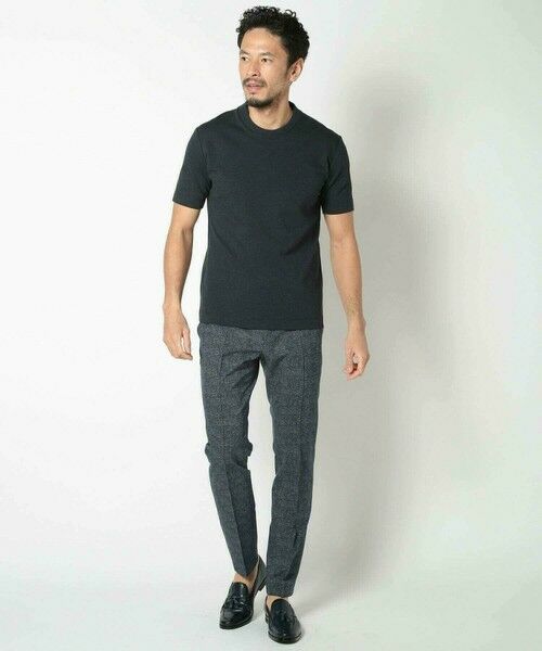 MEN'S BIGI / メンズビギ Tシャツ | 【ACTIVE TAILOR/アクティブテイラー】シルケットスムースクルーネックTシャツ<接触冷感 / UVカット> | 詳細14