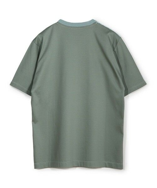 MEN'S BIGI / メンズビギ Tシャツ | サマーニットコンビVネック半袖Tシャツ | 詳細10