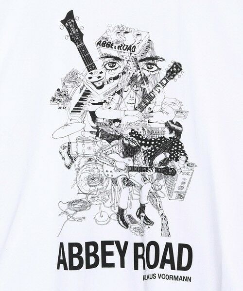 MEN'S BIGI / メンズビギ Tシャツ | 【THE CULTURE CODE x Klaus Voormann x MEN'S BIGI 】 別注プリントTシャツ＜Abbey Road＞ | 詳細5