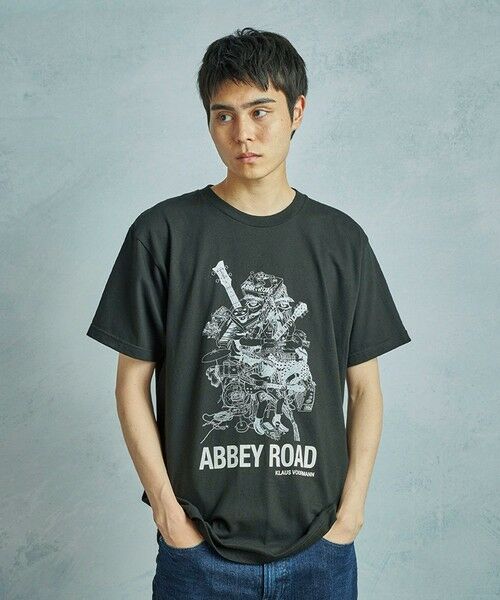 MEN'S BIGI / メンズビギ Tシャツ | 【THE CULTURE CODE x Klaus Voormann x MEN'S BIGI 】 別注プリントTシャツ＜Abbey Road＞ | 詳細12