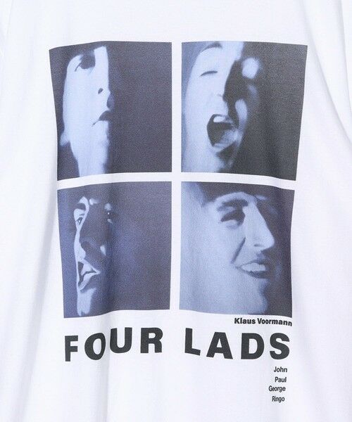 MEN'S BIGI / メンズビギ Tシャツ | 【THE CULTURE CODE x Klaus Voormann x MEN'S BIGI 】別注プリントT＜Four Lads＞ | 詳細3
