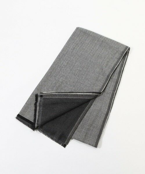 MEN'S BIGI / メンズビギ マフラー・ショール・スヌード・ストール | カシミヤ混リバーシブルマフラー | 詳細3