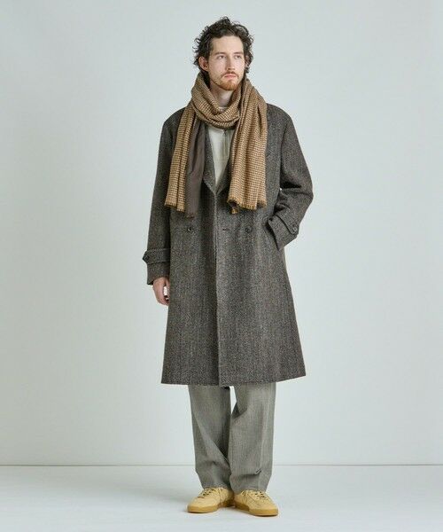 MEN'S BIGI / メンズビギ マフラー・ショール・スヌード・ストール | カシミヤ混リバーシブルマフラー | 詳細7