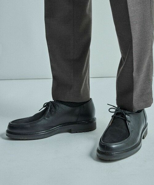 MEN'S BIGI / メンズビギ ビジネス・ドレスシューズ | 異素材コンビ レザーチロリアンシューズ | 詳細1