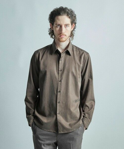 MEN'S BIGI / メンズビギ シャツ・ブラウス | リヨセルコットンサテンシャツ | 詳細17