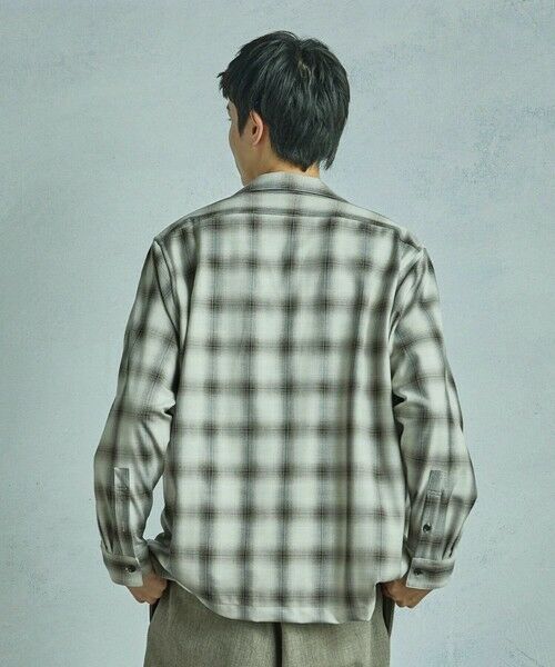 MEN'S BIGI / メンズビギ シャツ・ブラウス | ダブルポケットオンブレーチェックシャツ＜ストレッチ＞ | 詳細5