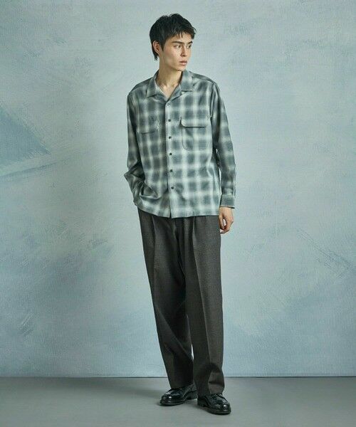 MEN'S BIGI / メンズビギ シャツ・ブラウス | ダブルポケットオンブレーチェックシャツ＜ストレッチ＞ | 詳細16