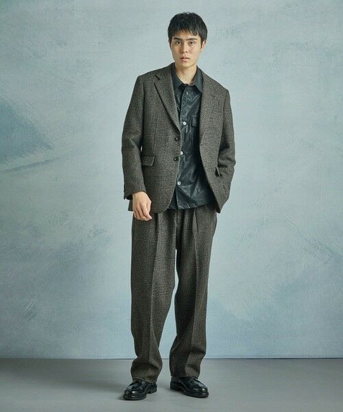 MEN'S BIGI / メンズビギ シャツ・ブラウス | フェイクレザーCPOシャツ | 詳細13