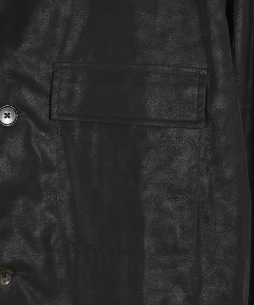 MEN'S BIGI / メンズビギ シャツ・ブラウス | フェイクレザーCPOシャツ | 詳細4