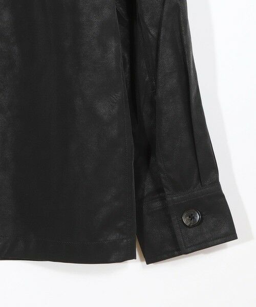 MEN'S BIGI / メンズビギ シャツ・ブラウス | フェイクレザーCPOシャツ | 詳細7