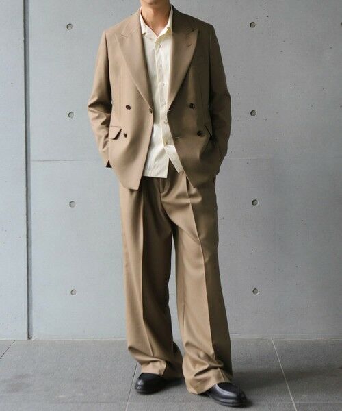 MEN'S BIGI / メンズビギ シャツ・ブラウス | コットンナイロンピーチ起毛 オープンカラーシャツ | 詳細13