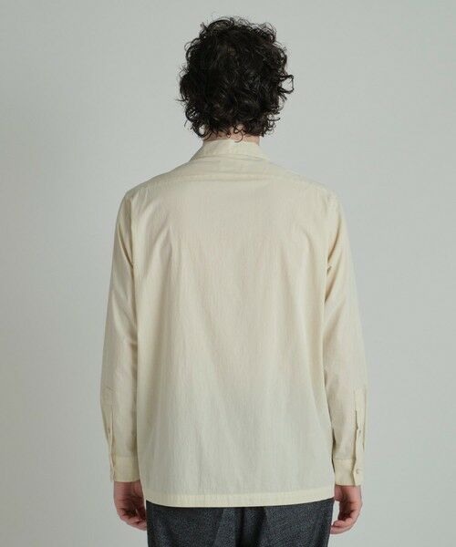 MEN'S BIGI / メンズビギ シャツ・ブラウス | コットンナイロンピーチ起毛 オープンカラーシャツ | 詳細3