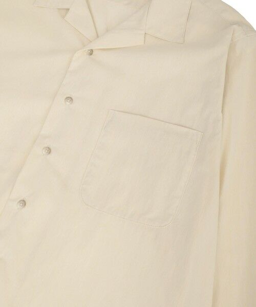 MEN'S BIGI / メンズビギ シャツ・ブラウス | コットンナイロンピーチ起毛 オープンカラーシャツ | 詳細7