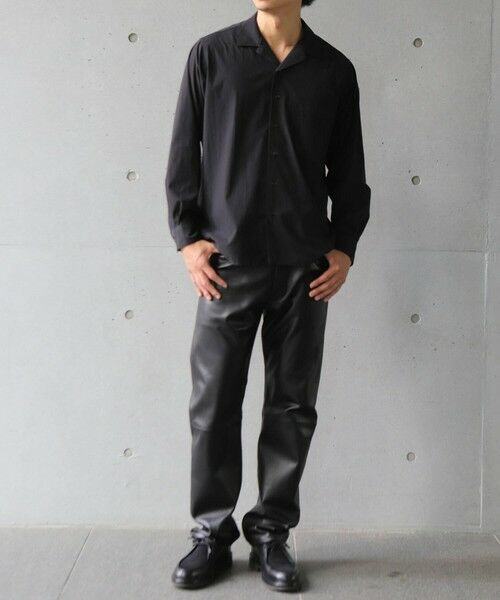 MEN'S BIGI / メンズビギ シャツ・ブラウス | コットンナイロンピーチ起毛 オープンカラーシャツ | 詳細16