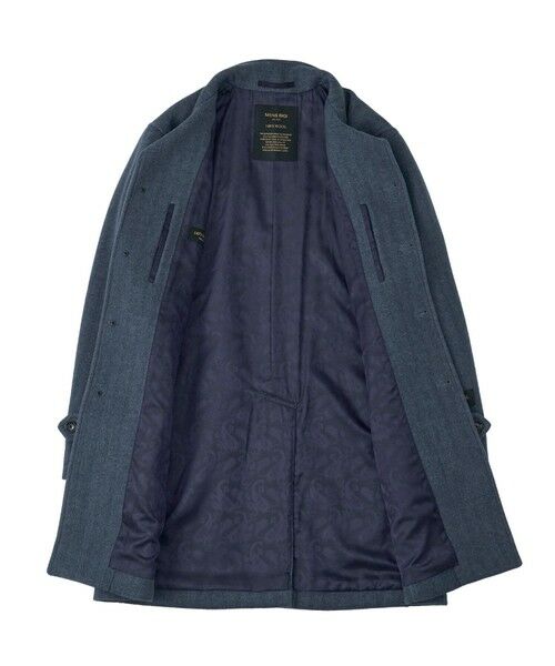 MEN'S BIGI / メンズビギ その他アウター | Super140ウールヘリンボーンビーバー スタンドカラーコート | 詳細16