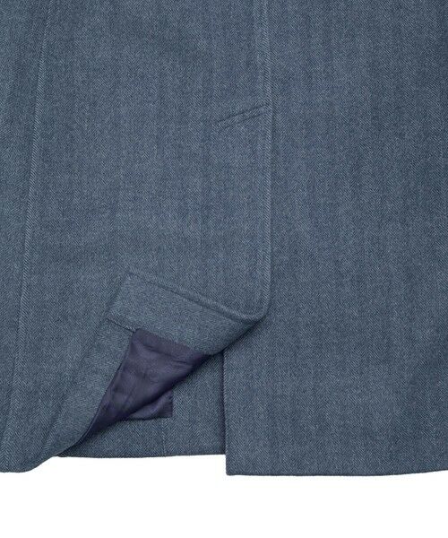 MEN'S BIGI / メンズビギ その他アウター | Super140ウールヘリンボーンビーバー スタンドカラーコート | 詳細19