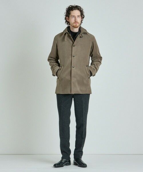 MEN'S BIGI / メンズビギ その他アウター | ベロアボンディング ショートコート＜ストレッチ＞ | 詳細3
