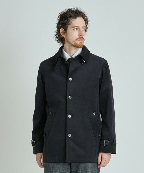 MEN'S BIGI / メンズビギ その他アウター | ベロアボンディング ショートコート＜ストレッチ＞ | 詳細11